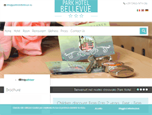 Tablet Screenshot of parkhotelbellevue.eu